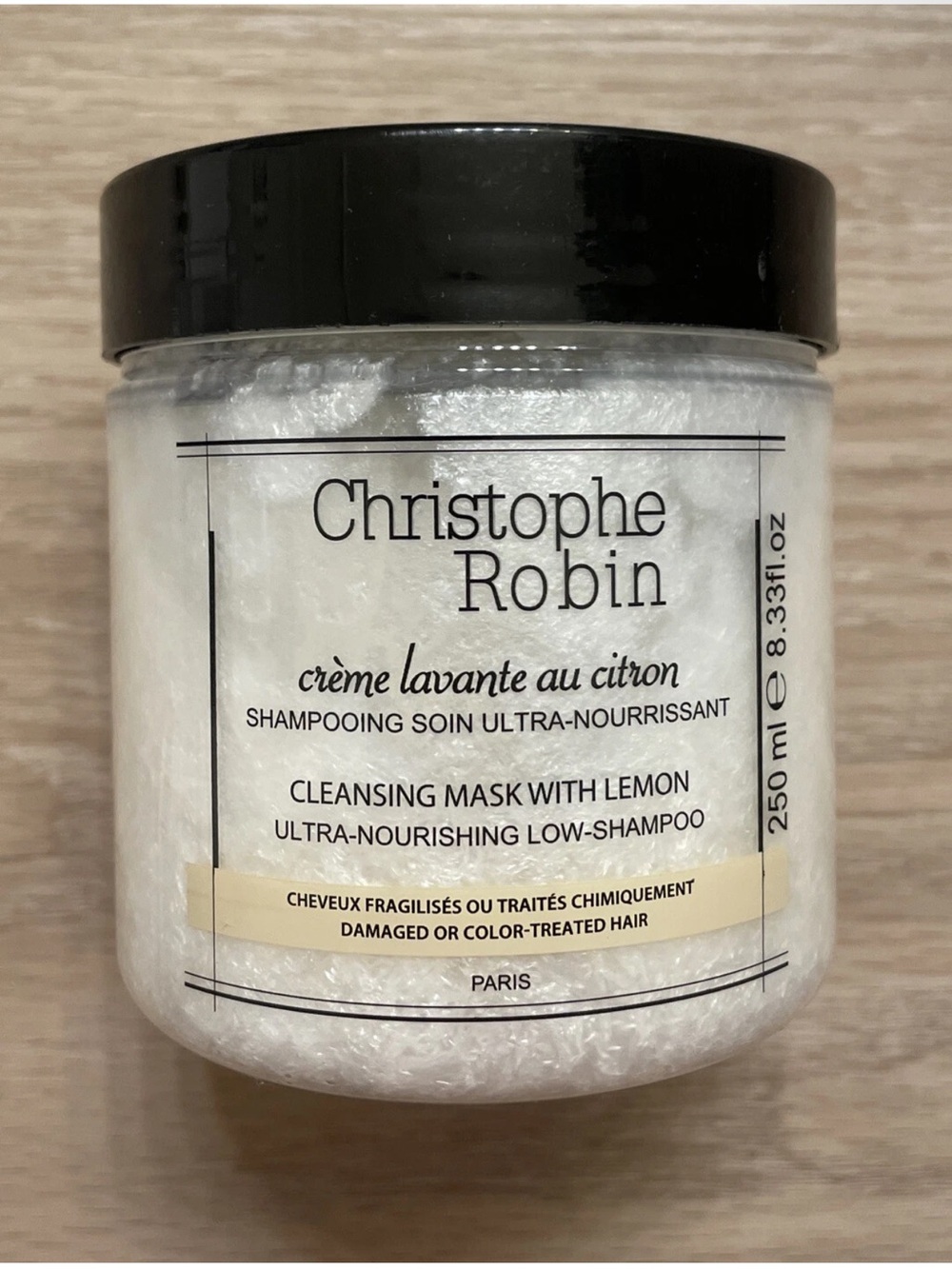 Christophe Robin ~ Hair Cleansing Mask with Lemon Ultra Nourishing